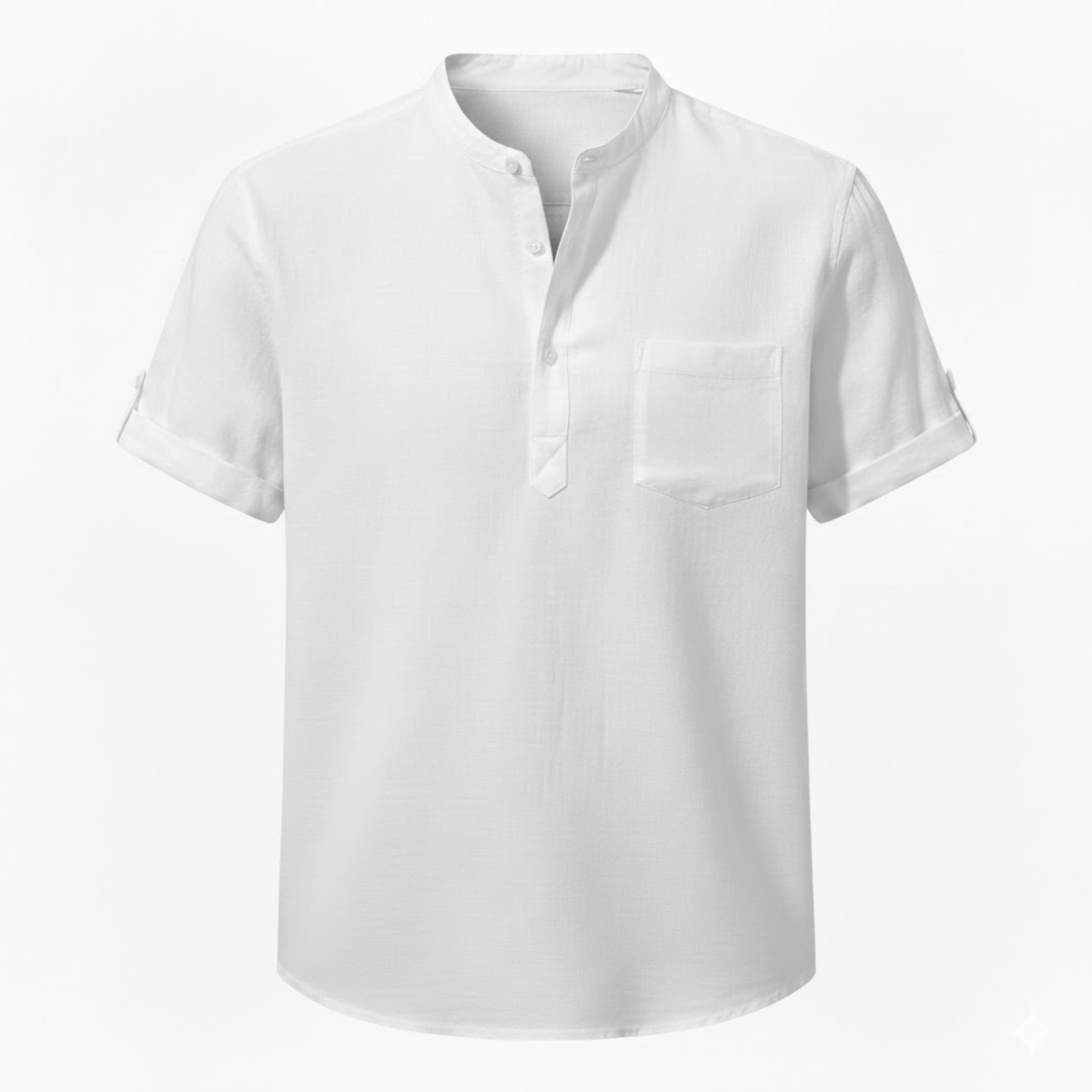 Maison Aurelle - Men’s T Shirt Cotton Linen Casual Lightweight Fit 7