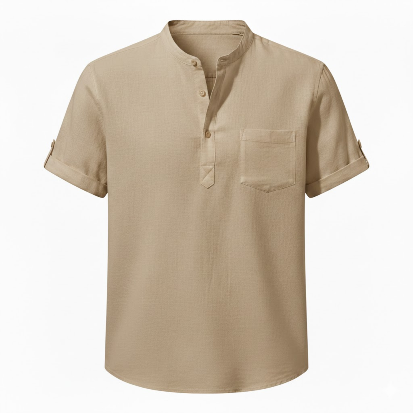 Maison Aurelle - Men’s T Shirt Cotton Linen Casual Lightweight Fit 8