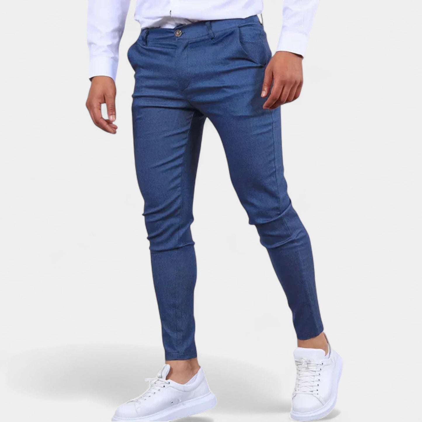 Maison Aurelle - Men’s Trousers Cotton Blend Comfortable Slim Fit 0