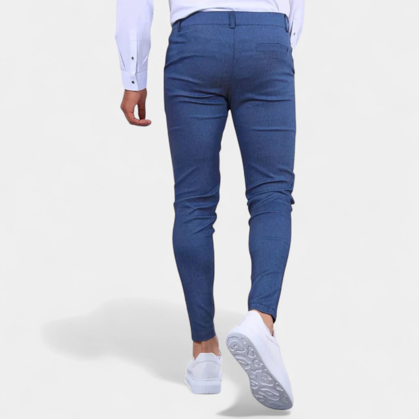 Maison Aurelle - Men’s Trousers Cotton Blend Comfortable Slim Fit 2
