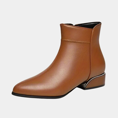 Maison Aurelle - Women’s Black Ankle Boots Vegan Leather Chic Comfort 4