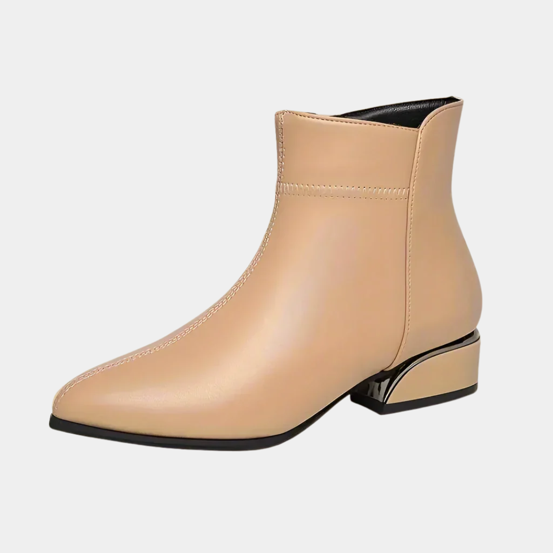 Maison Aurelle - Women’s Black Ankle Boots Vegan Leather Chic Comfort 7