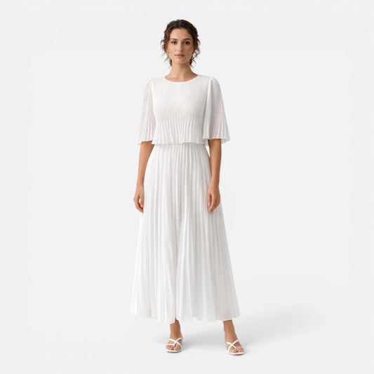 Maison Aurelle - Women’s Chiffon Maxi Dress Elegant A-Line Perfect for Weddings 0