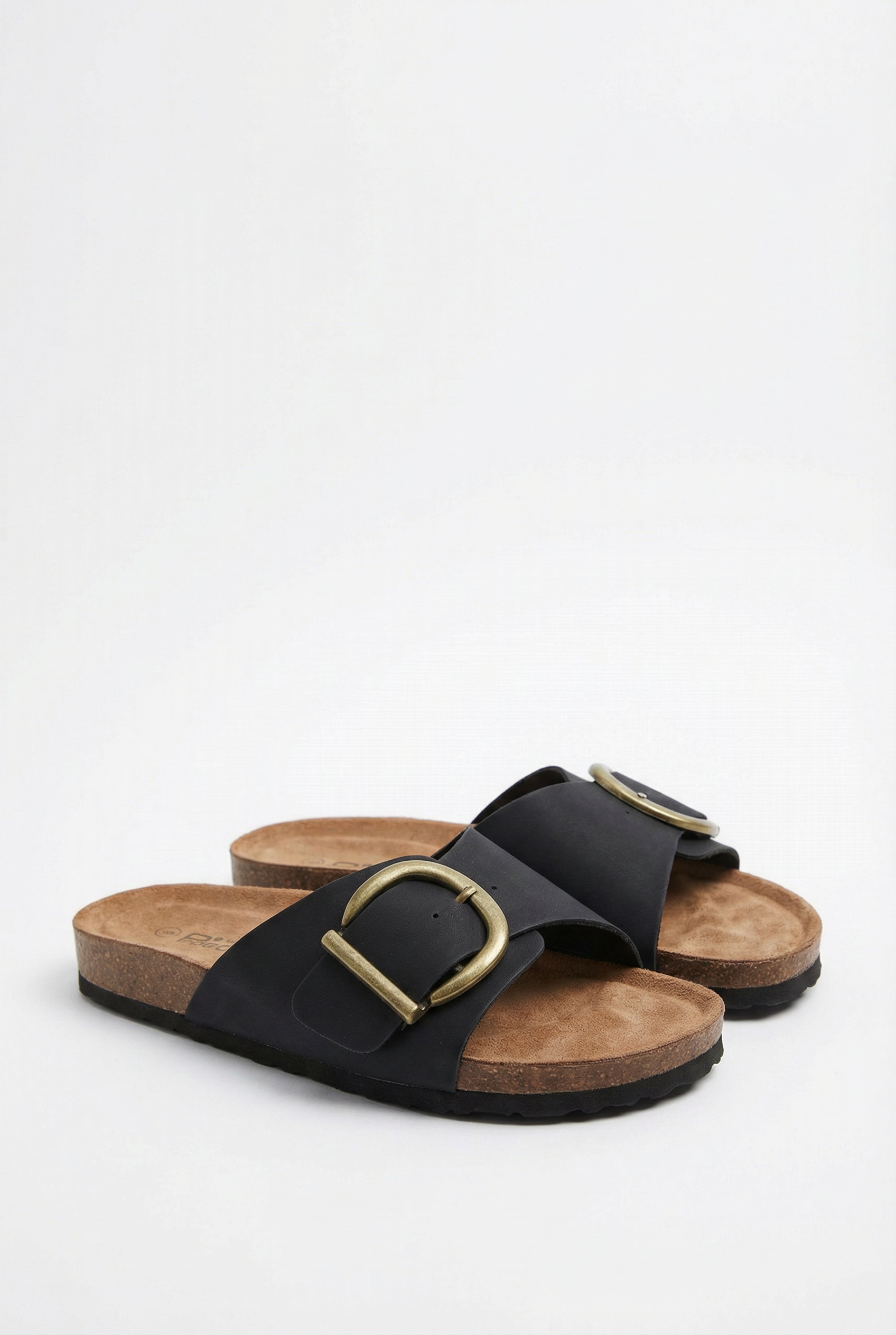 Maison Aurelle - Women's Cork Slippers Adjustable Strap Comfortable Fit 0