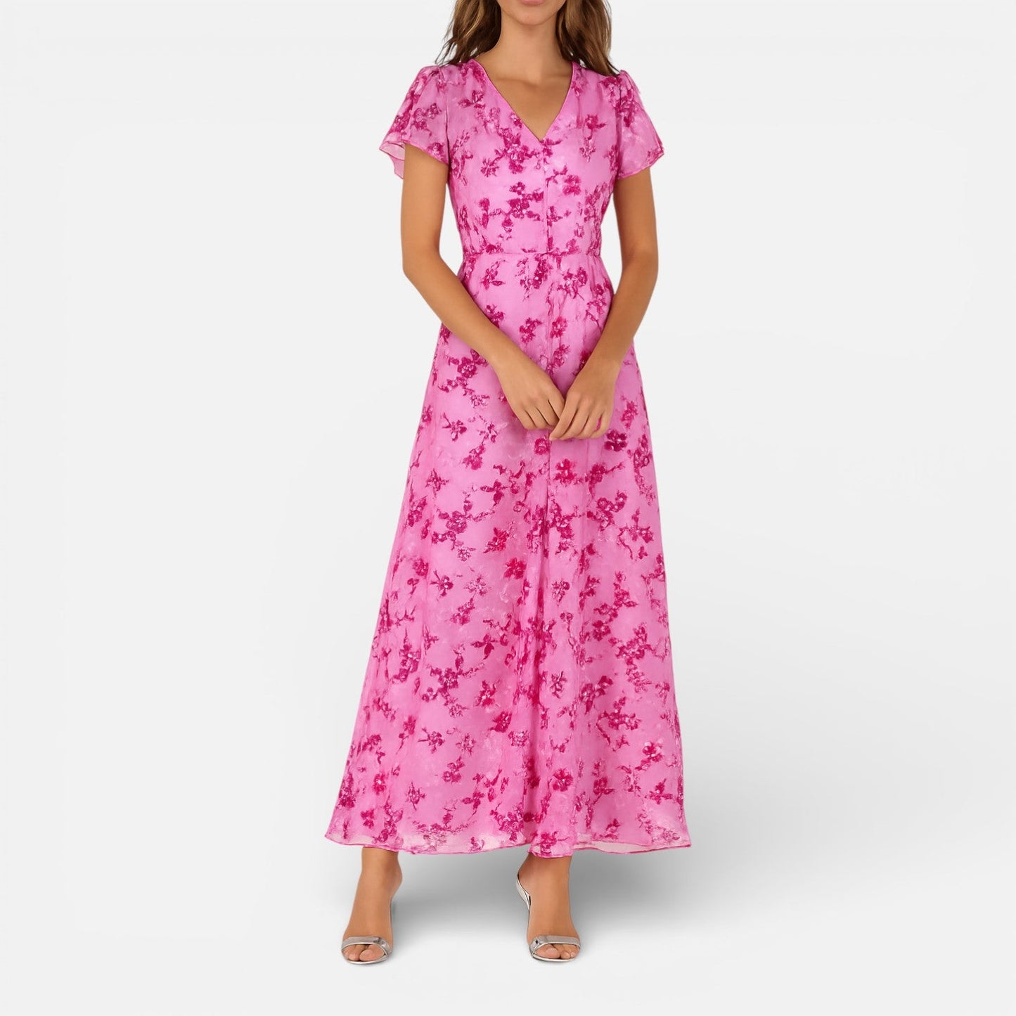 Maison Aurelle - Women’s Floral Maxi Dress Lightweight Elegant Summer Style 6