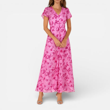 Maison Aurelle - Women’s Floral Maxi Dress Lightweight Elegant Summer Style 6