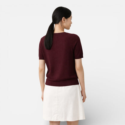 Maison Aurelle - Women’s Knit Top Wool Blend Comfortable Classic Fit 1