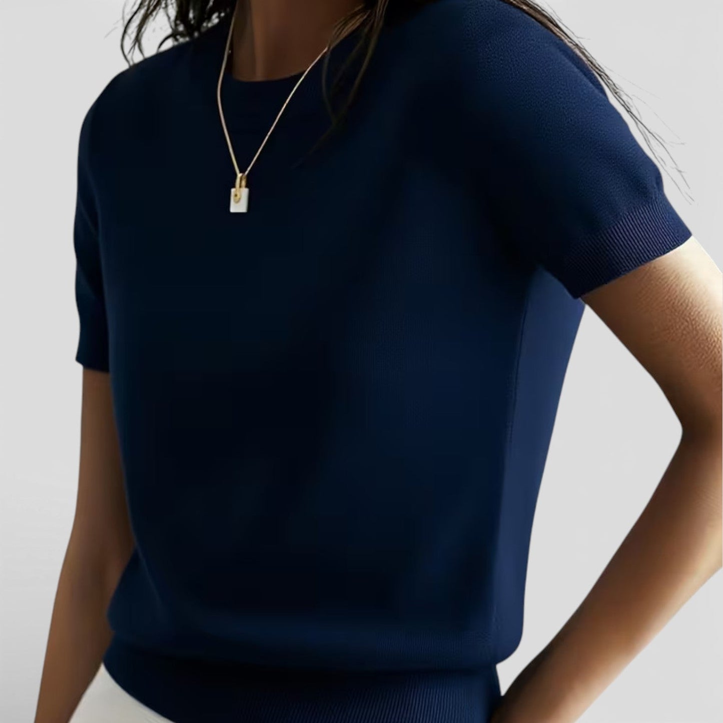Maison Aurelle - Women’s Knit Top Wool Blend Comfortable Classic Fit 7