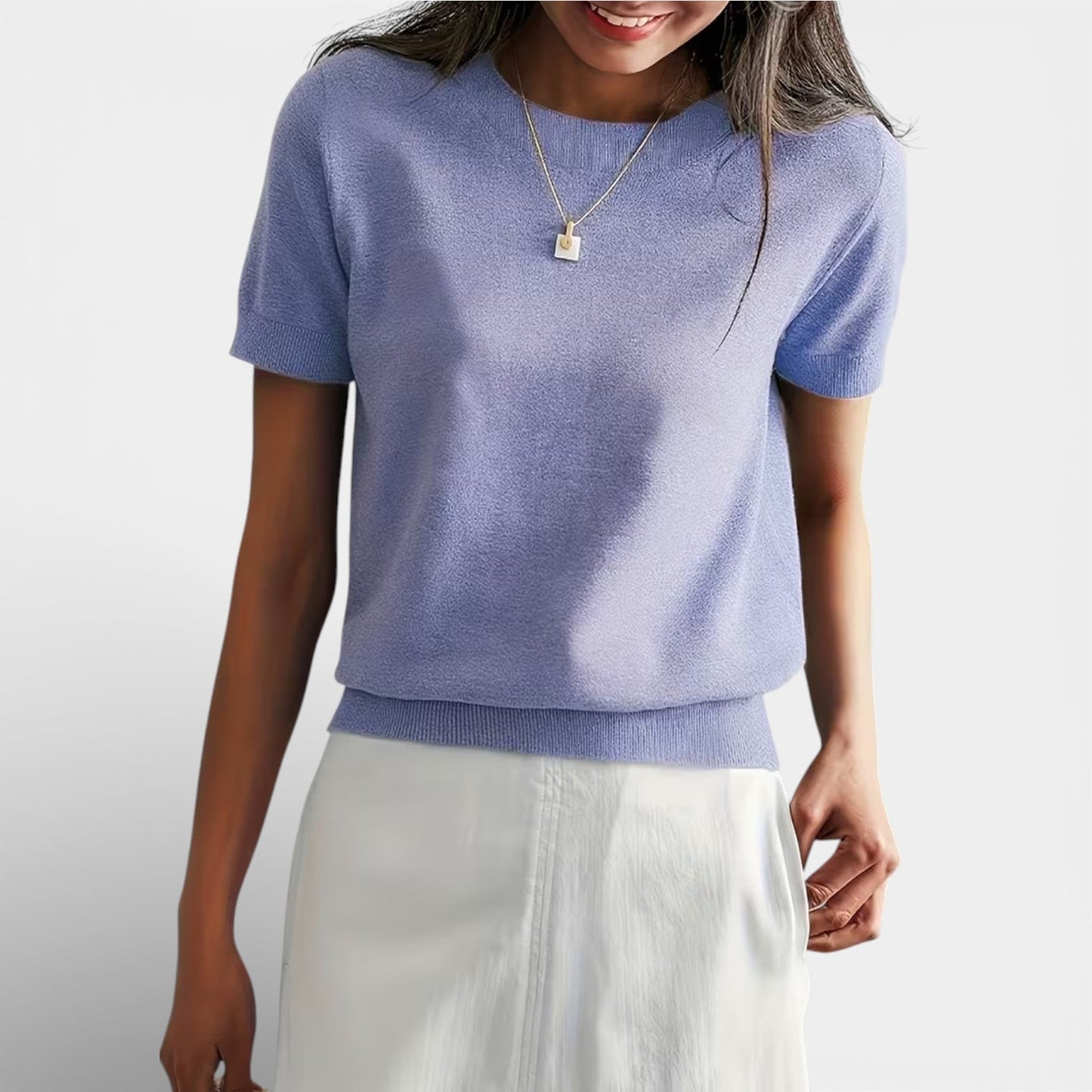 Maison Aurelle - Women’s Knit Top Wool Blend Comfortable Classic Fit 9