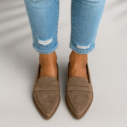 Maison Aurelle - Women’s Leather Moccasin Shoes Orthopedic Comfort Elegant Style 1