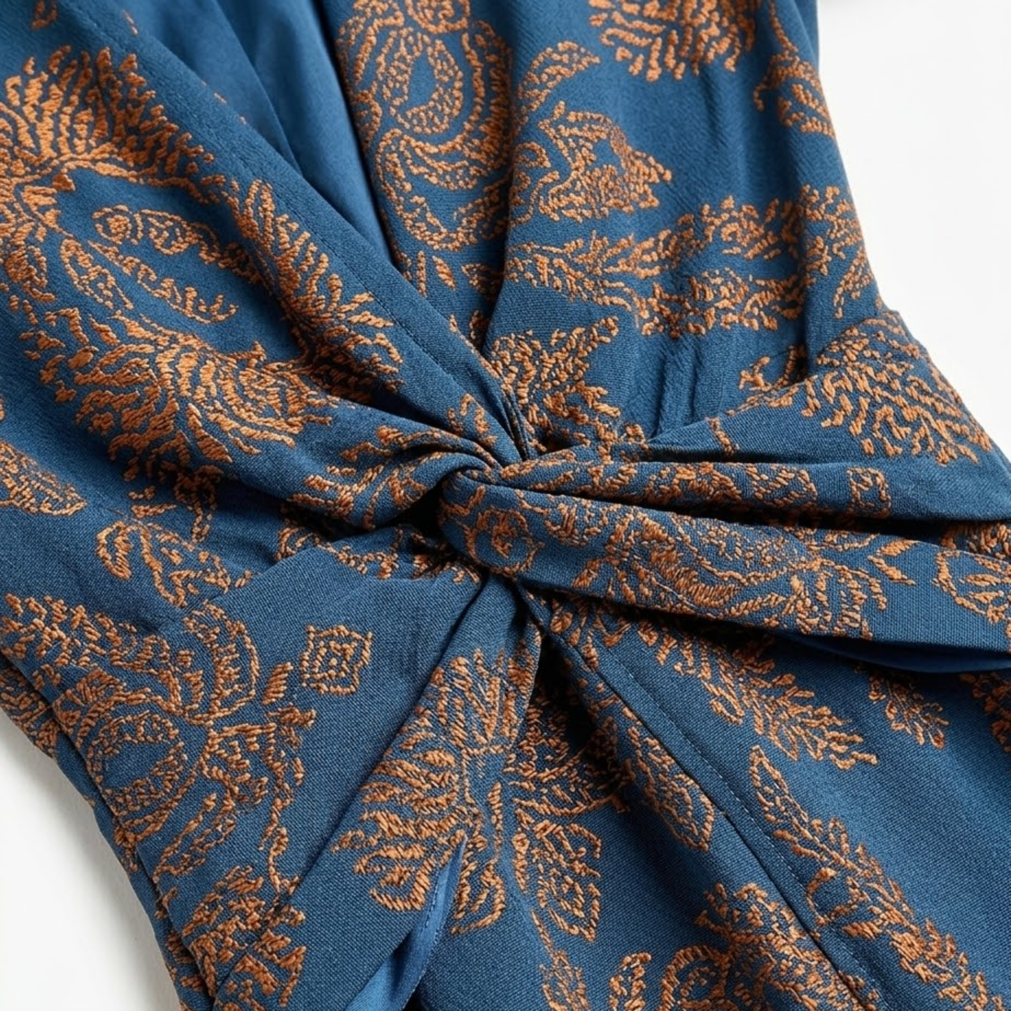 Maison Aurelle - Women’s Maxi Dress Baroque Print Elegant Evening Wear 7