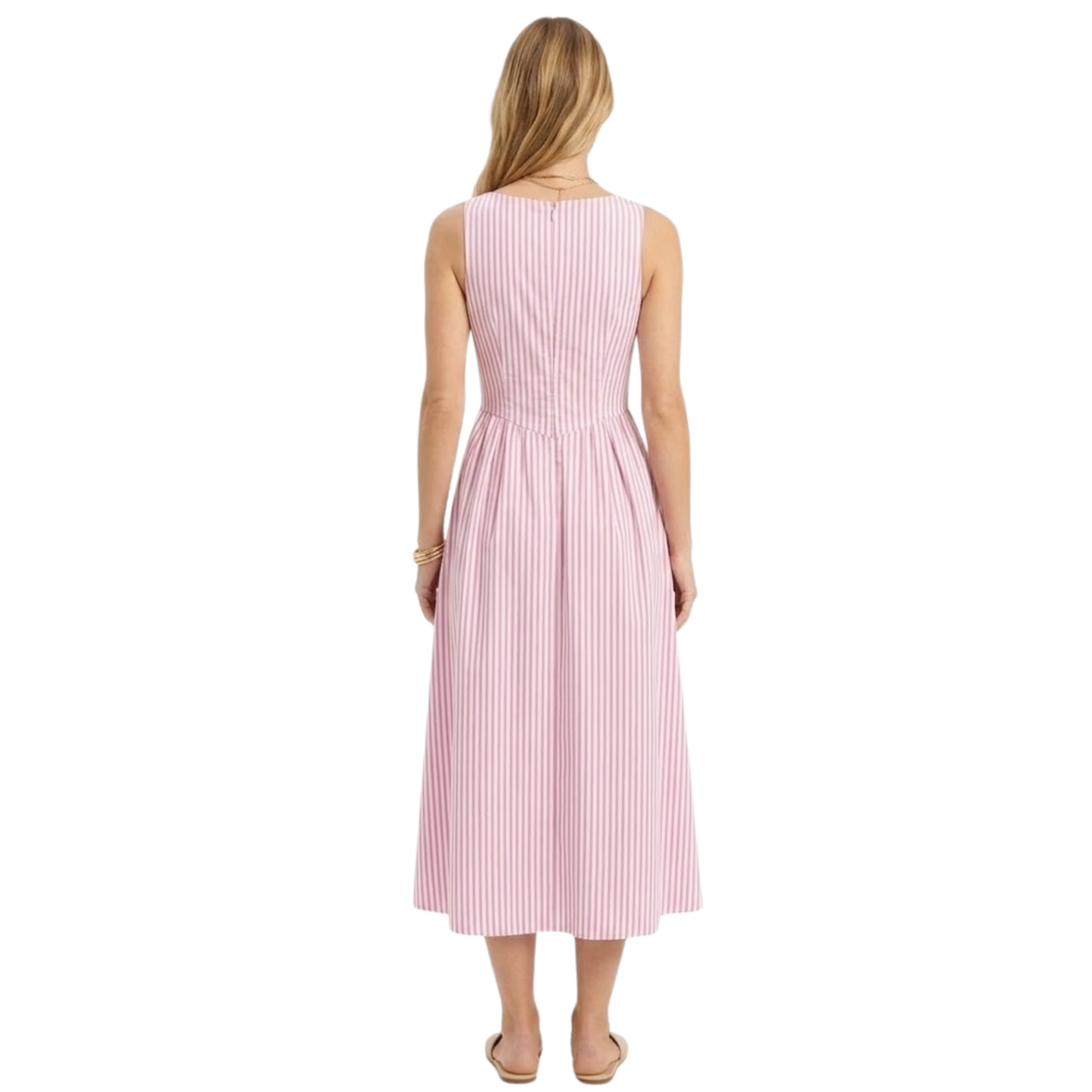 Maison Aurelle - Women’s Maxi Dress Lightweight Elegant Summer Stripes 2