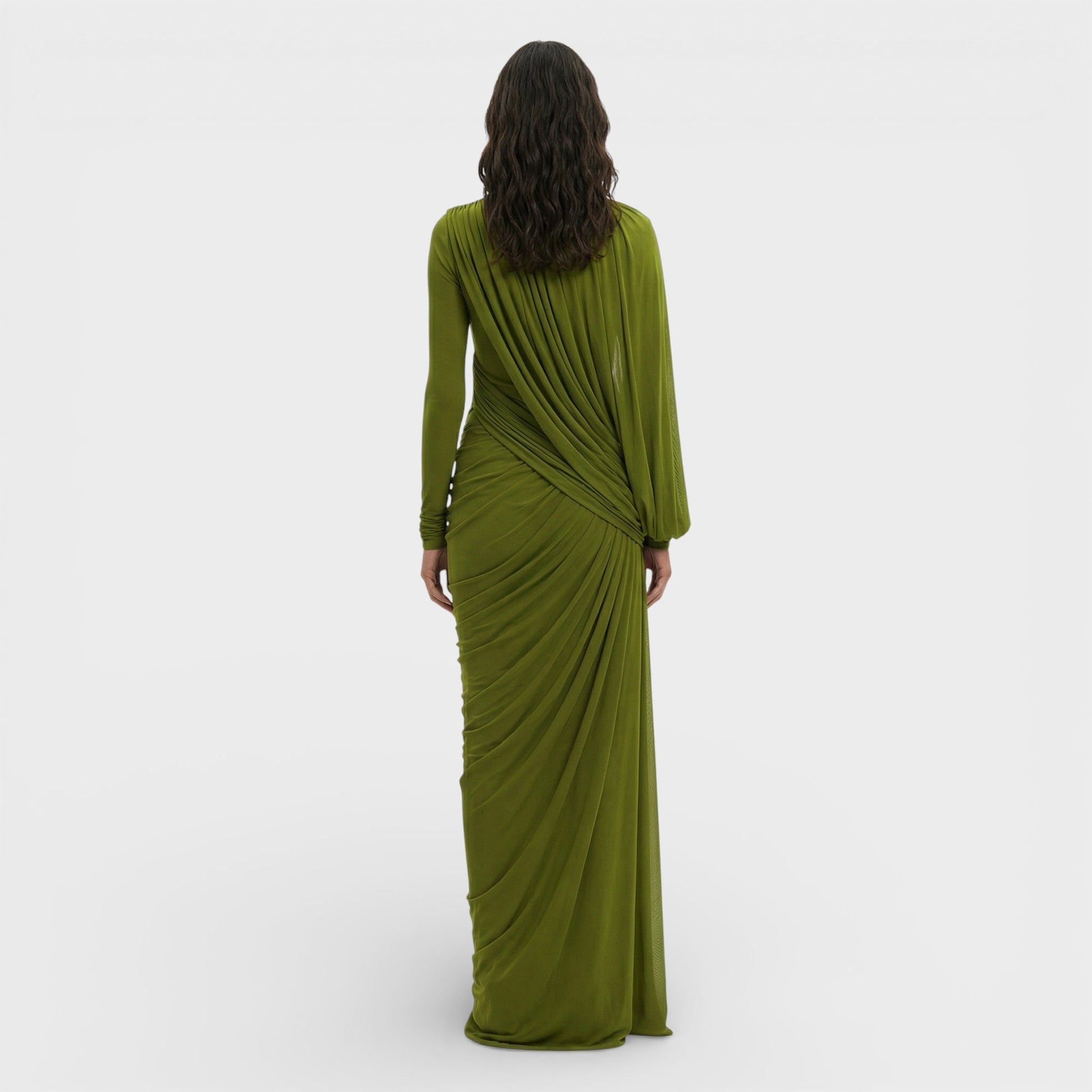 Maison Aurelle - Women’s Maxi Dress Premium Fabric High Neck Elegant Fit 3