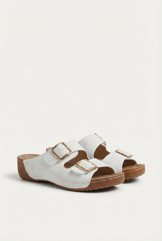 Maison Aurelle - Women’s Sandals PU Lightweight Summer Open Toe Casual 0