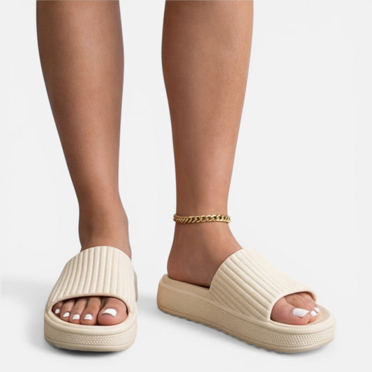 Maison Aurelle - Women’s Sandals Soft Cushioned Comfort Elegant Slides 0