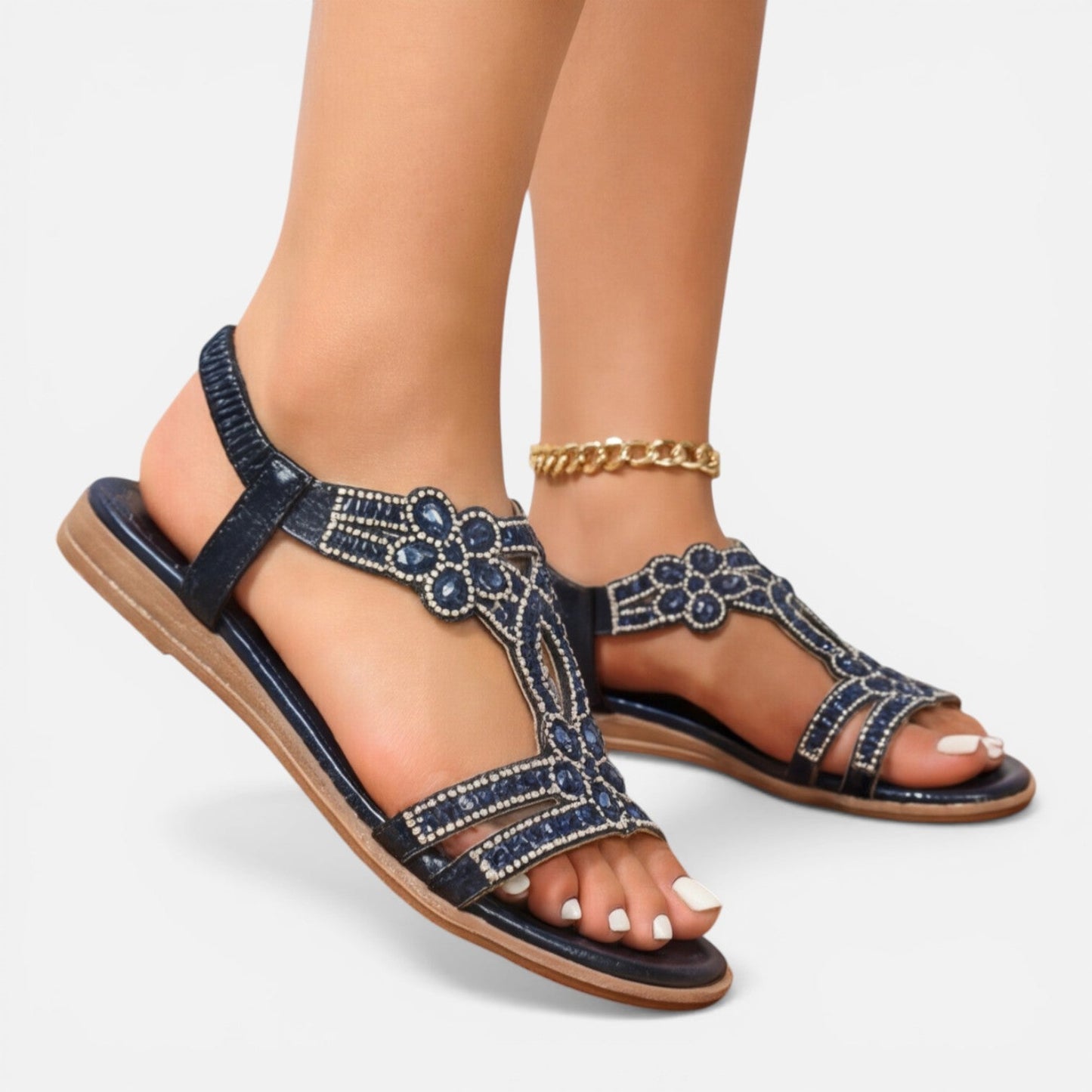 Maison Aurelle - Women’s Sandals Synthetic Arch Support Elegant Wedge 4