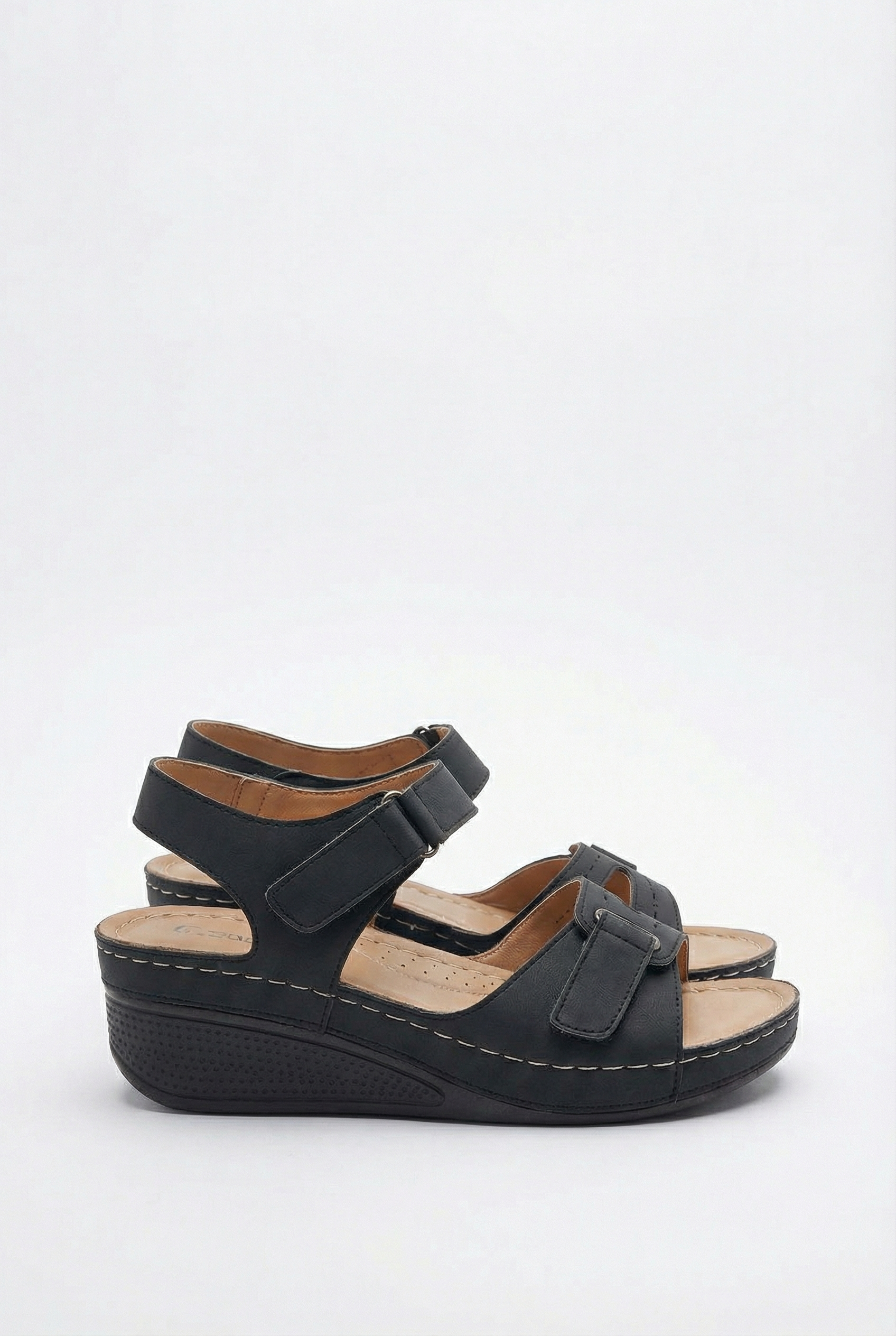Maison Aurelle - Women’s Sandals Vegan Leather Adjustable Comfort Casual 1