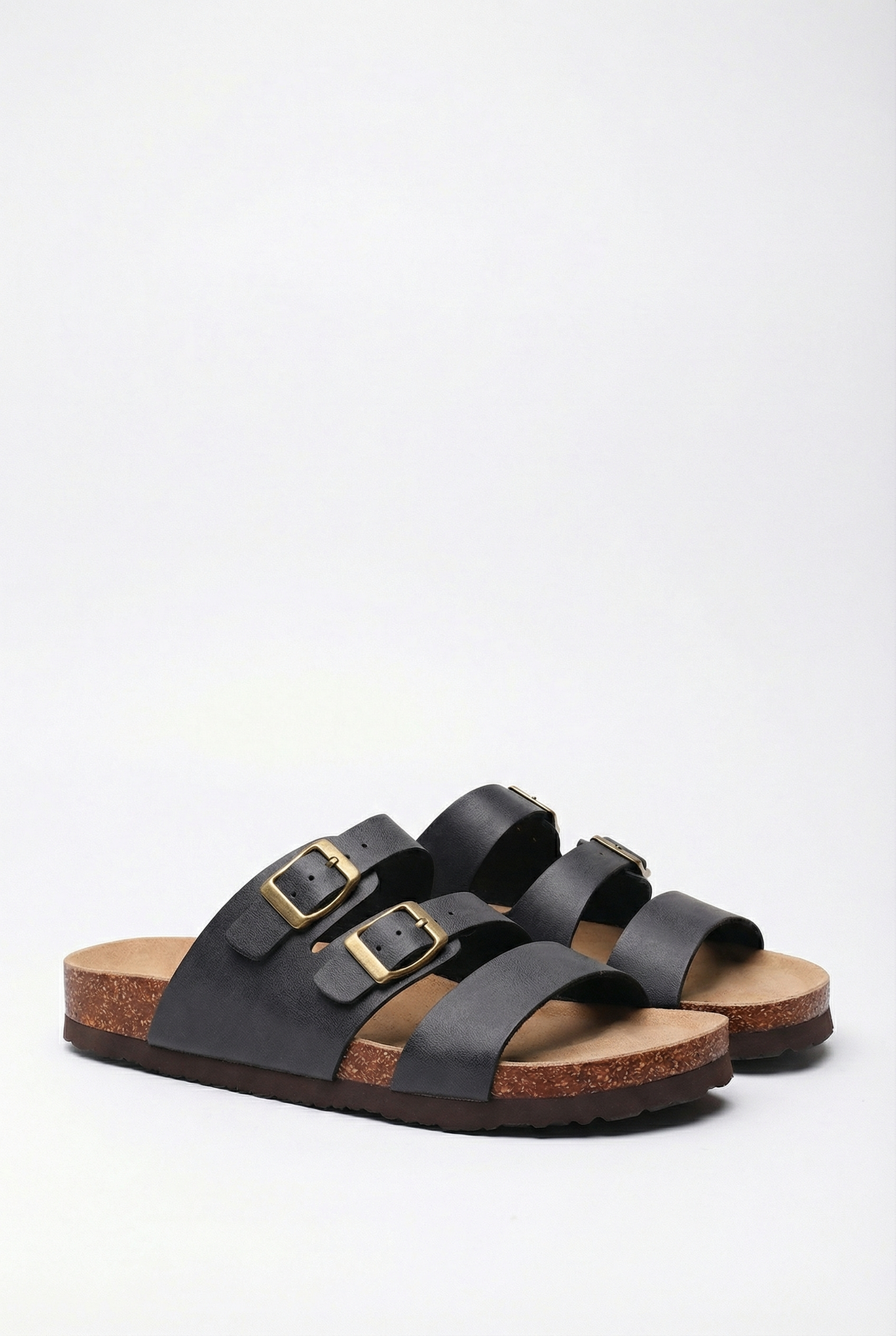 Maison Aurelle - Women's Slides Cork Footbed Comfortable Casual Summer Fit 0