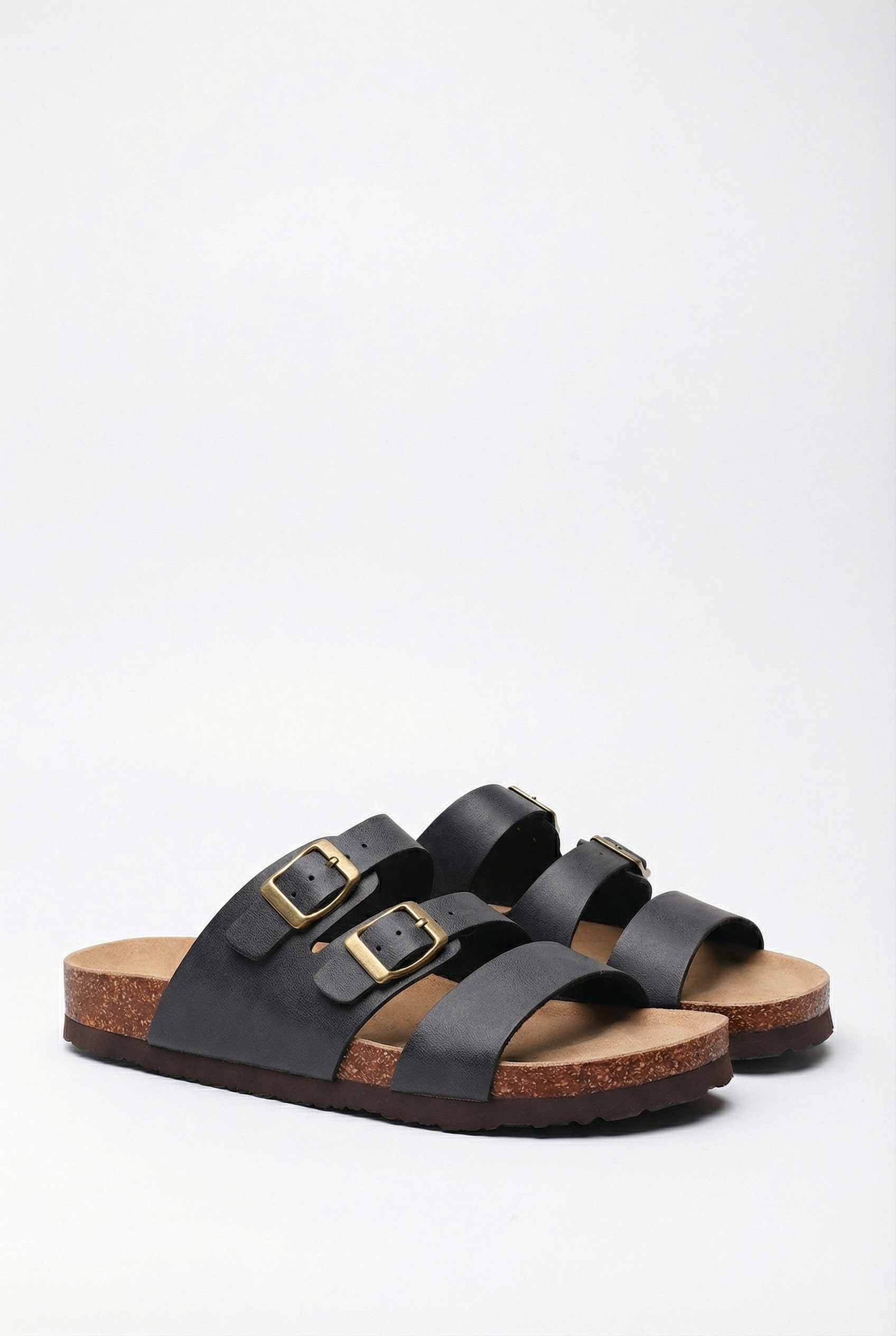 Maison Aurelle - Women's Slides Cork Footbed Comfortable Casual Summer Fit 0