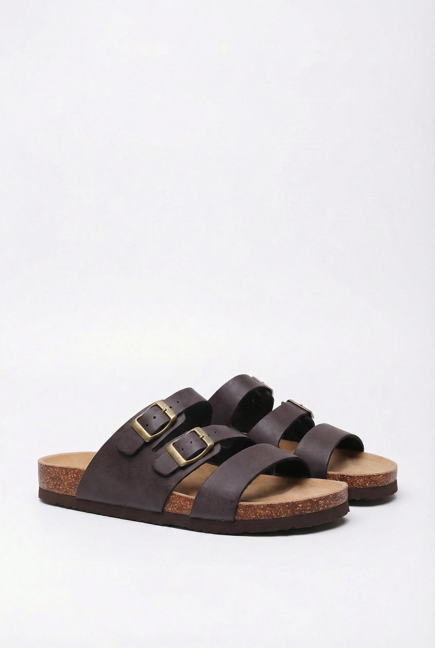 Maison Aurelle - Women's Slides Cork Footbed Comfortable Casual Summer Fit 4