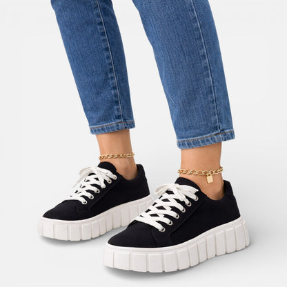 Maison Aurelle - Women’s Sneakers Premium Fabric Cushioned Support Elegant Design 1