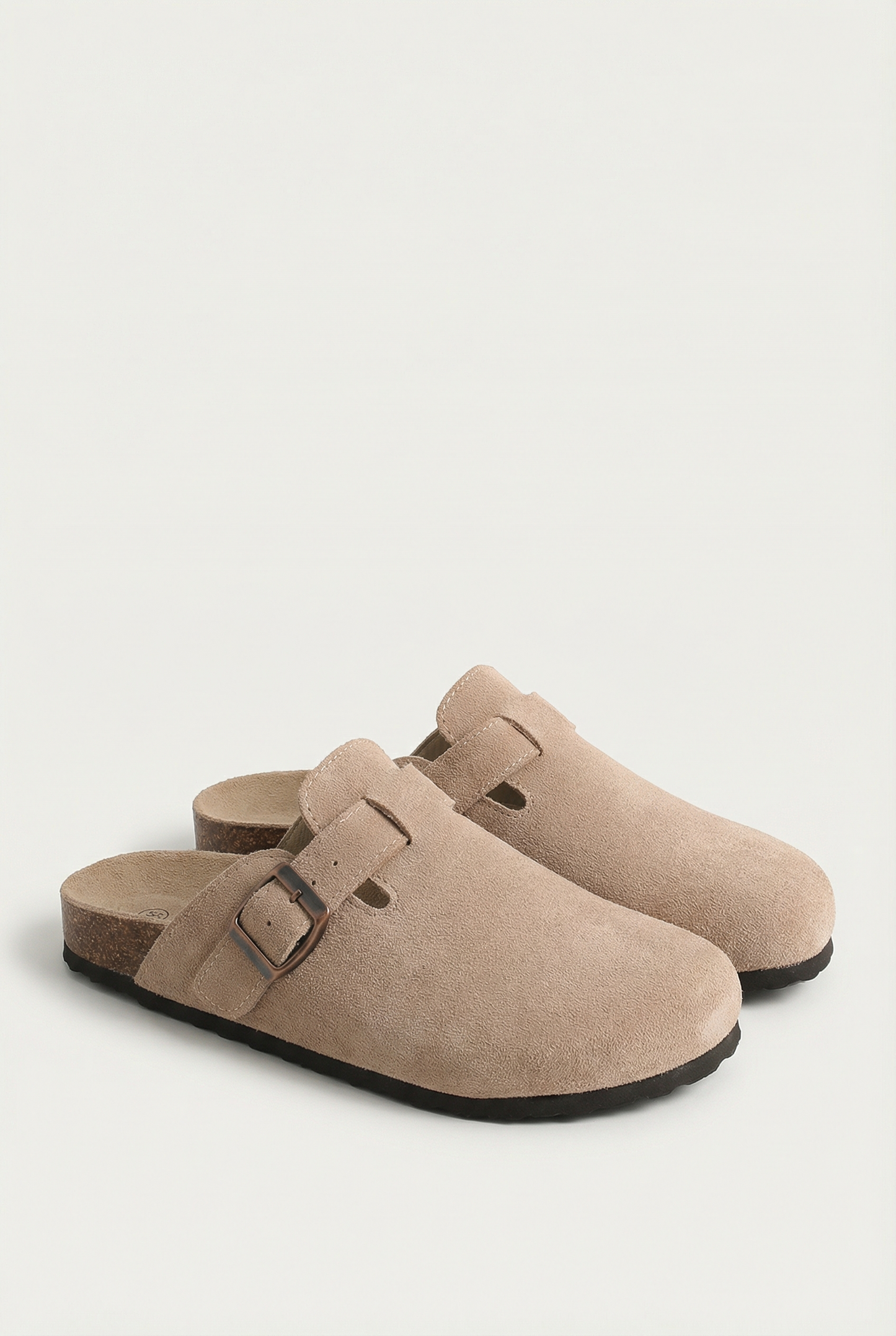 Maison Aurelle - Women’s Suede Clogs Comfortable Arch Support Casual Style 0
