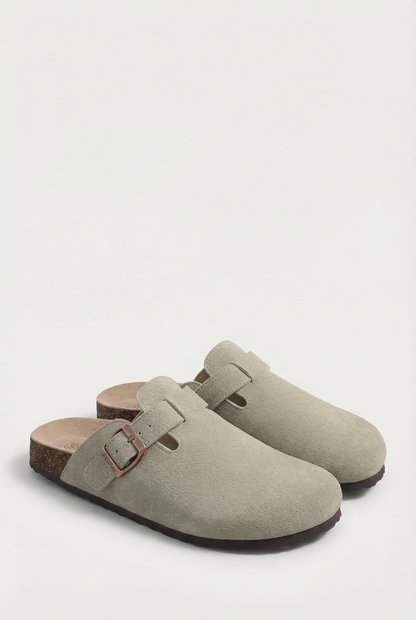 Maison Aurelle - Women’s Suede Clogs Comfortable Arch Support Casual Style 8