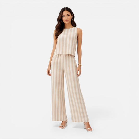 Maison Aurelle - Women’s Two Piece Set Soft Breathable Elegant Co Ord 0