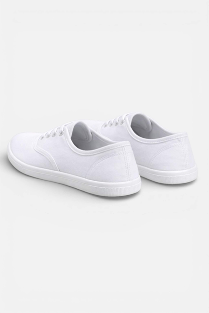 Maison Aurelle - Women’s Walking Shoes Breathable Lightweight Casual White Trainers 3