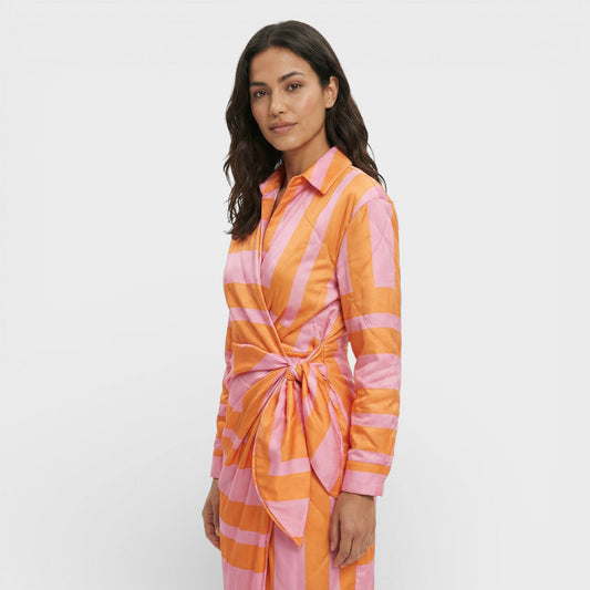 Maison Aurelle - Women’s Wrap Maxi Dress Lightweight Elegant Fit 0