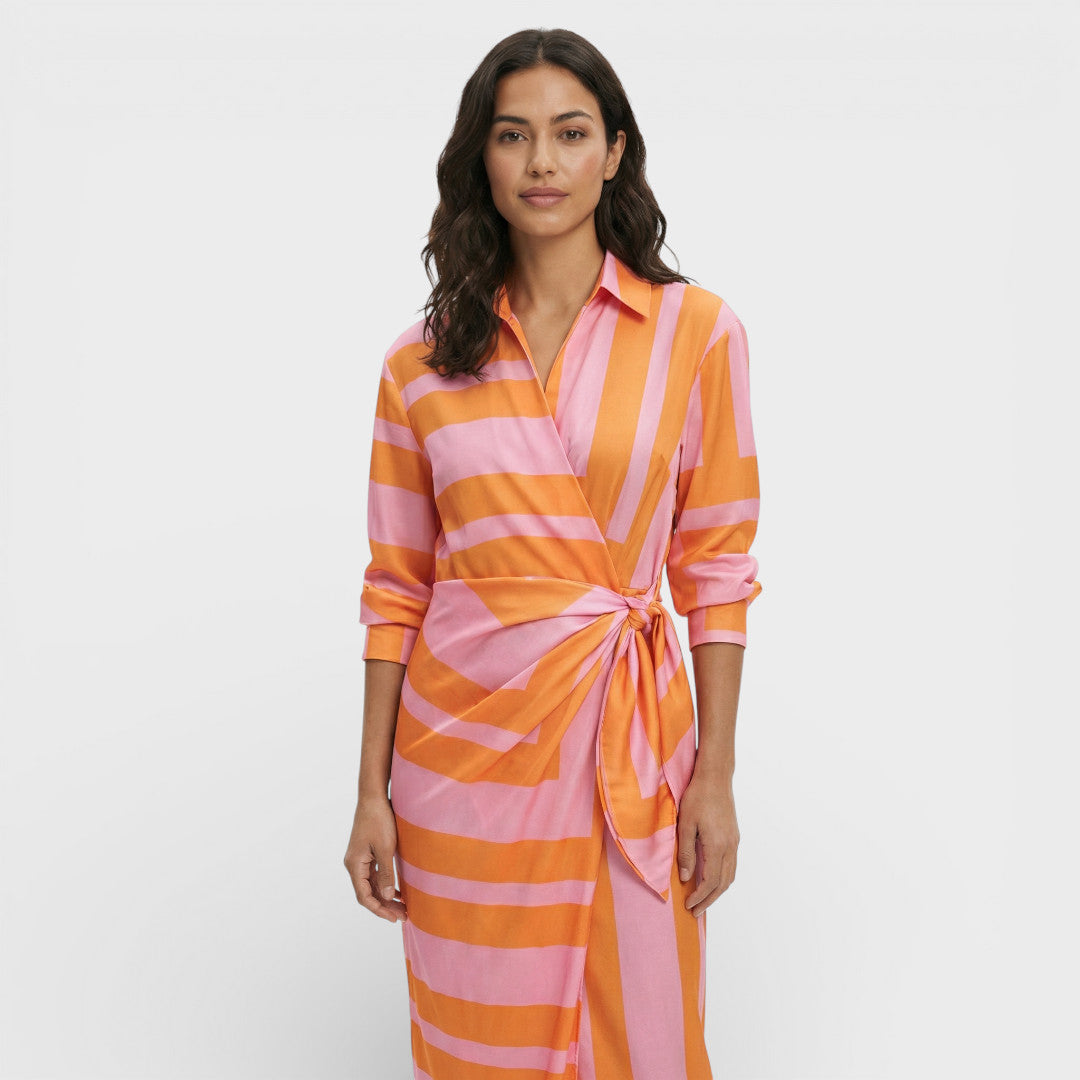 Maison Aurelle - Women’s Wrap Maxi Dress Lightweight Elegant Fit 1