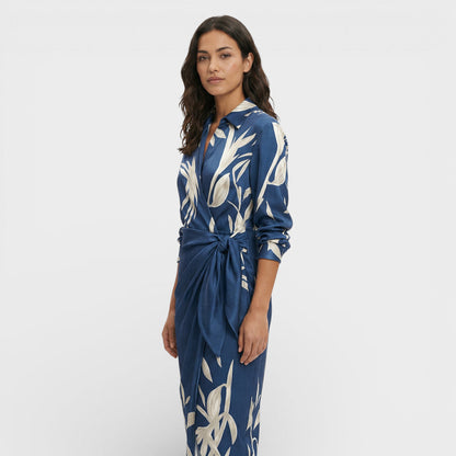 Maison Aurelle - Women’s Wrap Maxi Dress Lightweight Elegant Fit 7