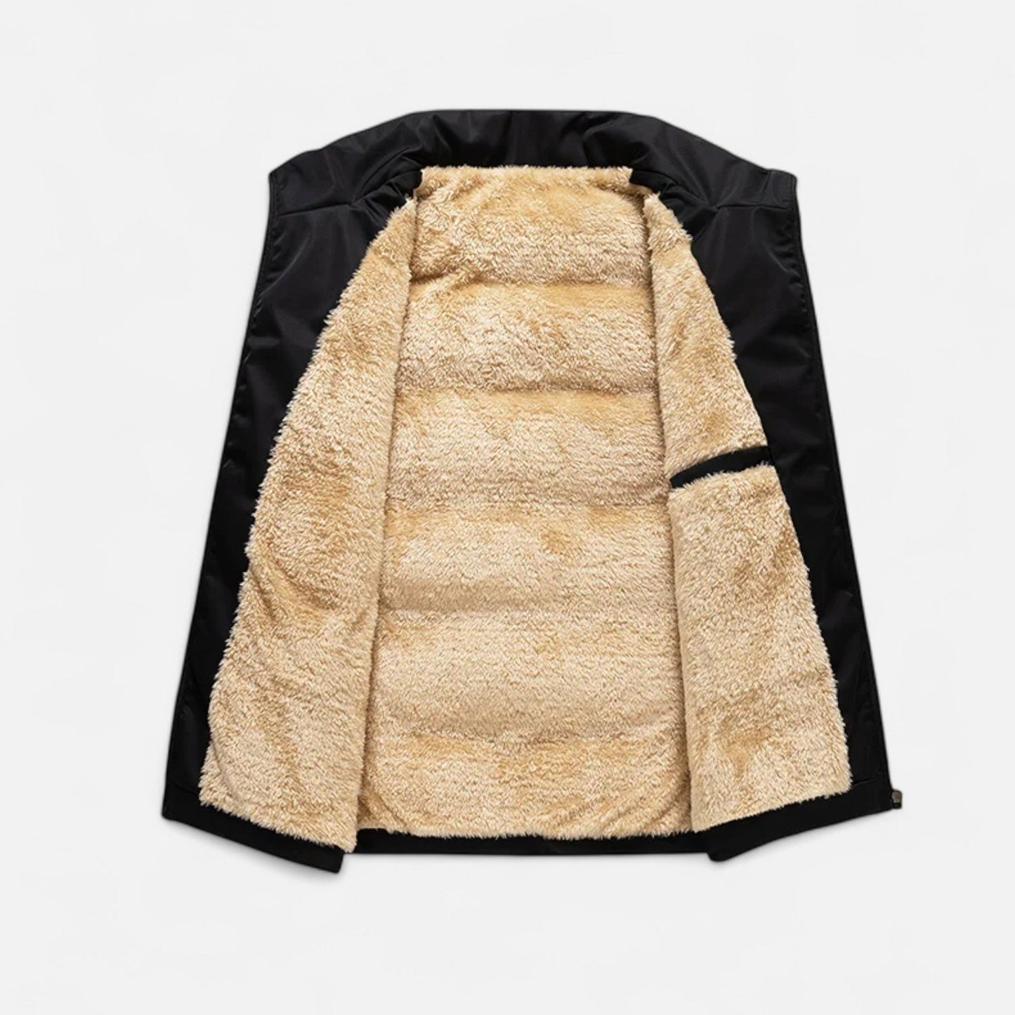 Maison Aurelle Men's Lamb Wool Vest | Soft Fleece Lining, Casual Wear