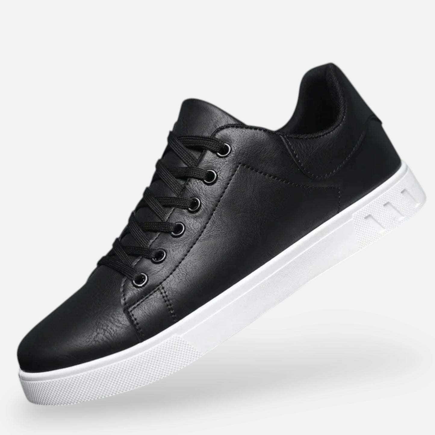 Maison Aurelle Men's PU Leather Sneakers | Lightweight Comfort