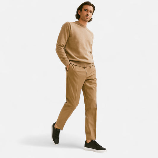 Maison Aurelle Men's Leather Sneakers