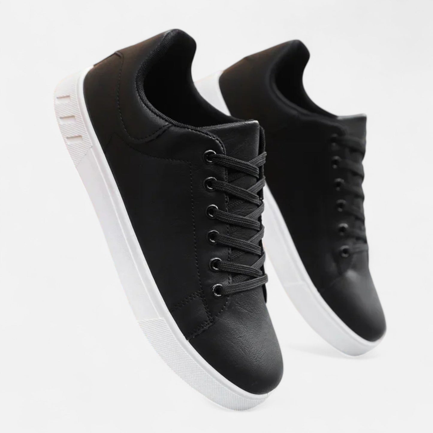 Maison Aurelle Men's PU Leather Sneakers | Lightweight Comfort