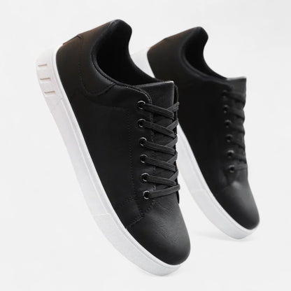 Maison Aurelle Men's PU Leather Sneakers | Lightweight Comfort