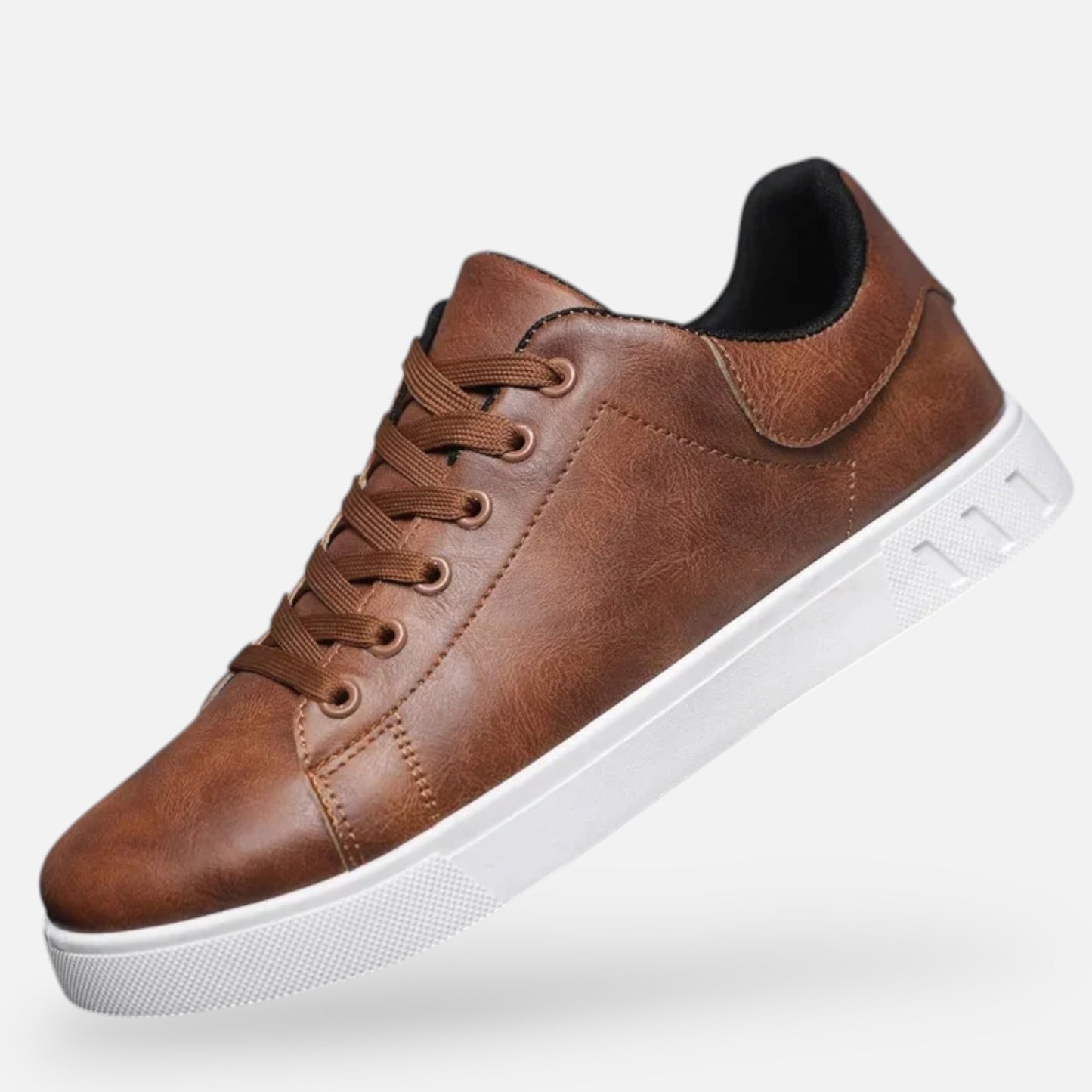 Maison Aurelle Men's PU Leather Sneakers | Lightweight Comfort