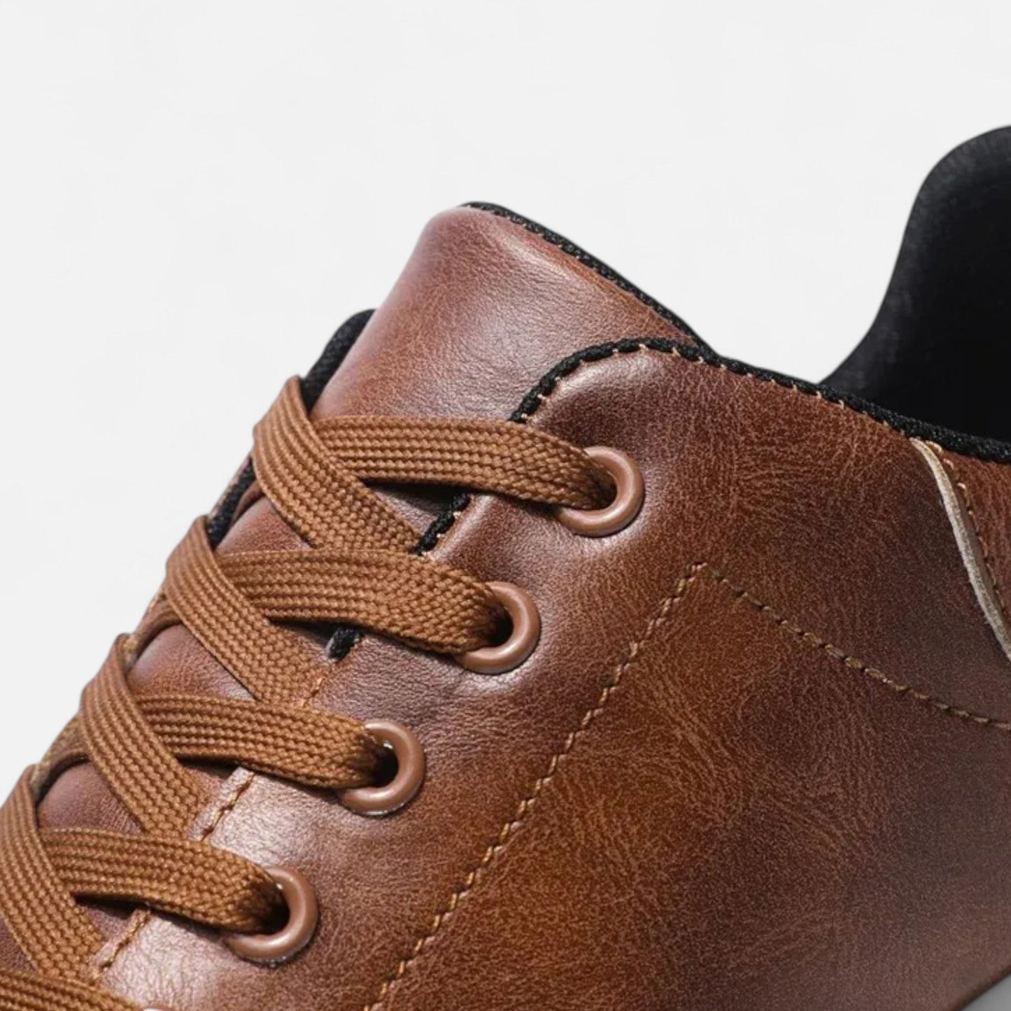 Maison Aurelle Men's PU Leather Sneakers | Lightweight Comfort