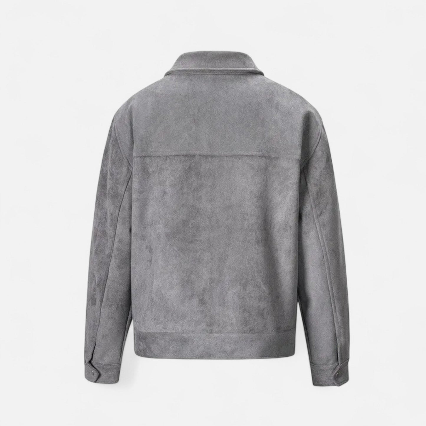 Maison Aurelle Suede Jacket for Men | Oversized Fit, Warm Lining