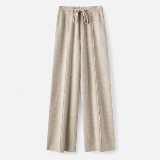 Maison Aurelle Women's Wide Leg Trousers | Premium Wool, Effortless Elegance