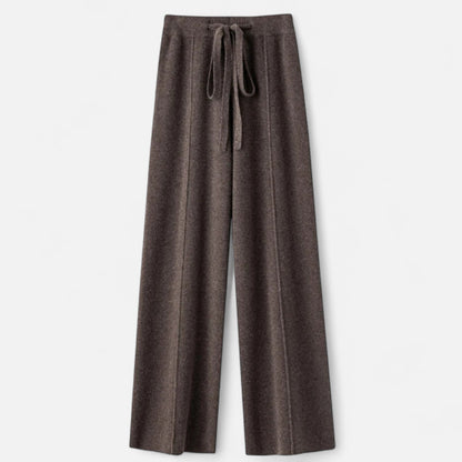 Maison Aurelle Women's Wide Leg Trousers | Premium Wool, Effortless Elegance