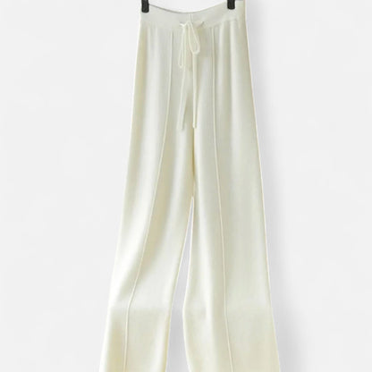 Maison Aurelle Women's Wide Leg Trousers | Premium Wool, Effortless Elegance