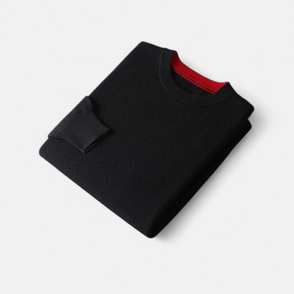 Maison Aurelle Men's Cashmere Jumper | 100% Merino Wool, Relaxed Fit