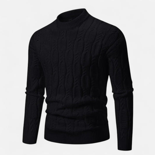 Maison Aurelle Classic Crewneck Sweater for Men | Soft Knit Fabric, Relaxed Fit