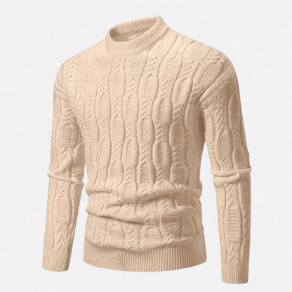 Maison Aurelle Classic Crewneck Sweater for Men | Soft Knit Fabric, Relaxed Fit