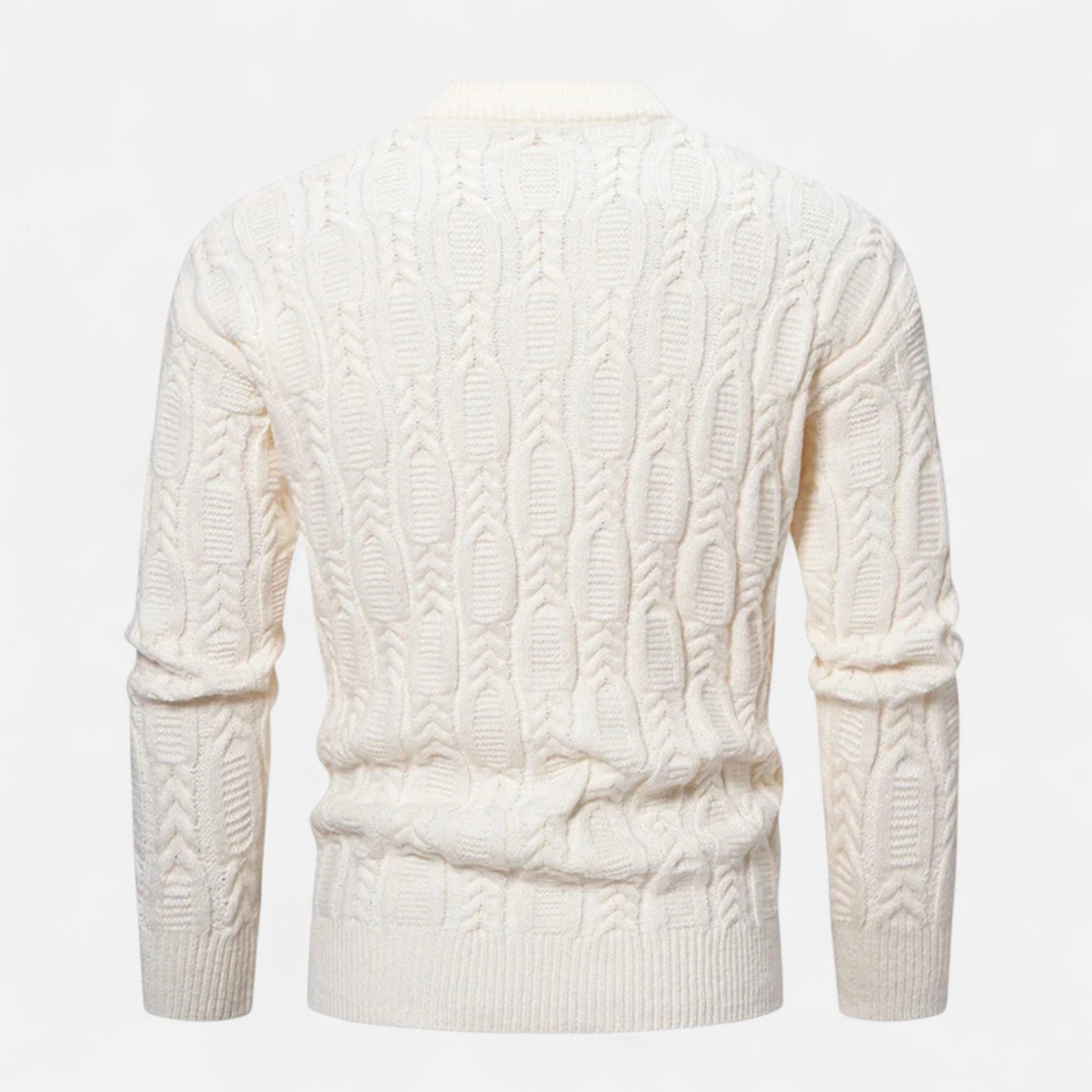 Maison Aurelle Classic Crewneck Sweater for Men | Soft Knit Fabric, Relaxed Fit