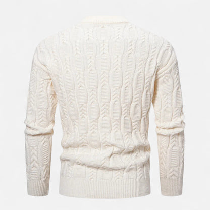 Maison Aurelle Classic Crewneck Sweater for Men | Soft Knit Fabric, Relaxed Fit