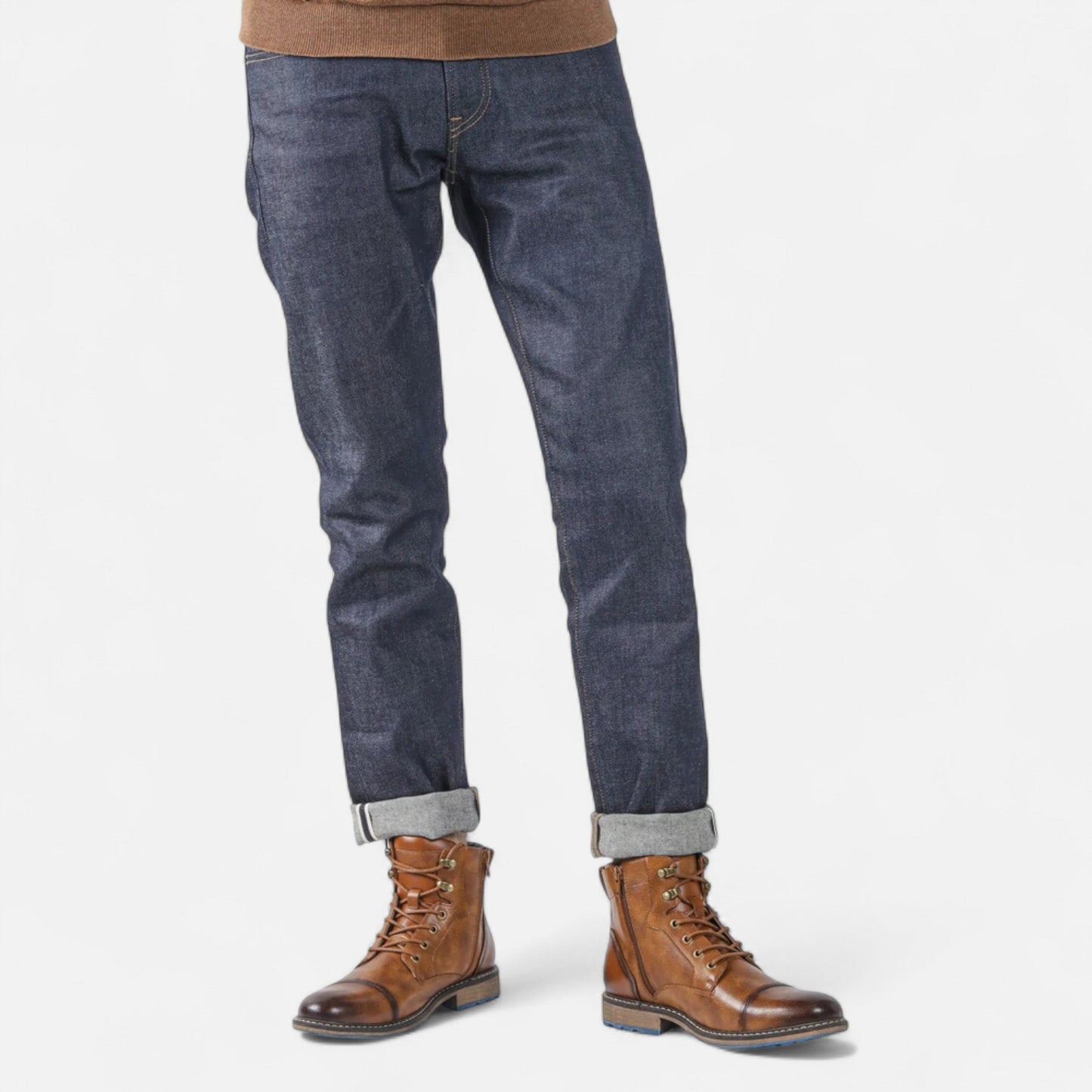 Maison Aurelle Men's Boots | Lightweight PU Leather, Retro-Inspired