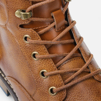 Maison Aurelle Men's Boots | Lightweight PU Leather, Retro-Inspired